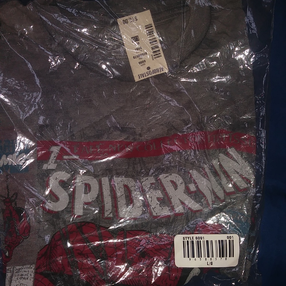 Aeropostale spider man T shirt